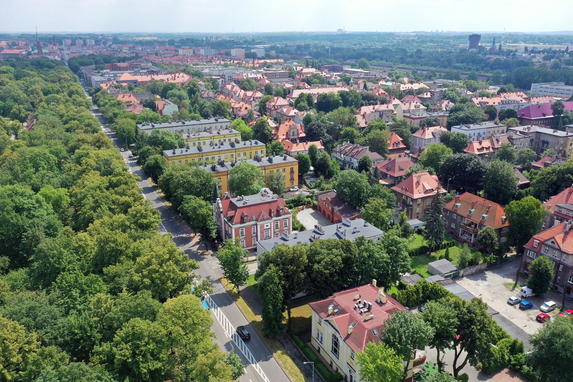 Knajfeld z lotu ptaka, archiwum UM Bytom