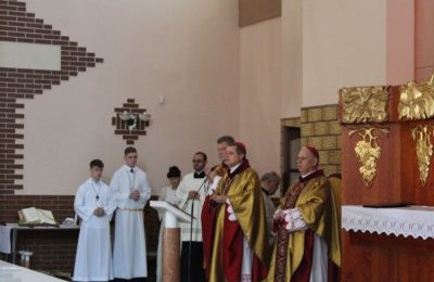 Konsekracja kościoła pw. Wniebowstąpienia Pańs
