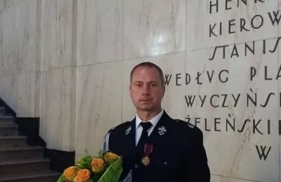 Odznaczenie dla prezesa OSP w Suchej Górze