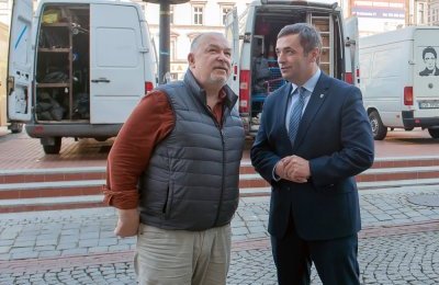 Lech Majewski kręci w Bytomiu