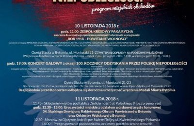Uczcijmy 100. rocznicę odzyskania niepodległośc