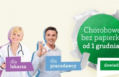 Elektroniczne zwolnienia lekarskie (e-ZLA). Od 1 g