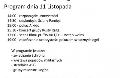Uroczystości z okazji 11 listopada w ProFort Cent