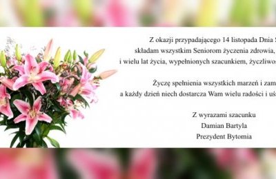 Życzenia z okazji Dnia Seniora