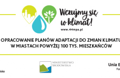 Plany Adaptacji do zmian klimatu dla 44 miast Pols