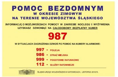 Nie bądź obojętny na los bezdomnych. Zadzwoń!