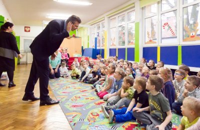Prezydent u przedszkolaków