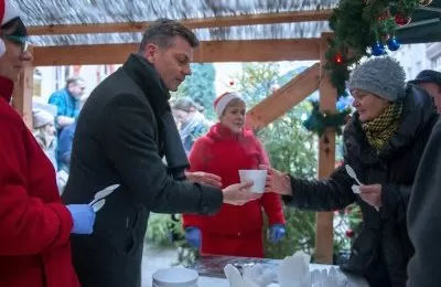 Dworcowa w świątecznym klimacie