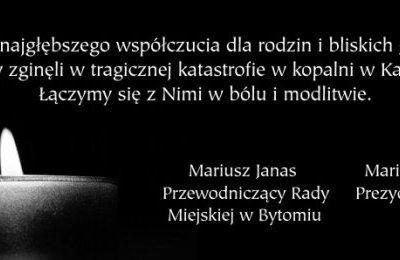 Kondolencje dla rodzin ofiar tragedii w kopalni w