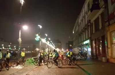 Pożegnanie roku na rowerze
