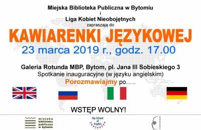 Kawiarenka językowa w Miejskiej Bibliotece Public