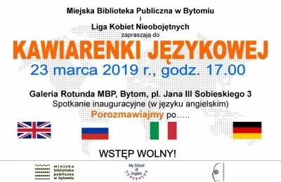 Kawiarenka językowa w Miejskiej Bibliotece Public