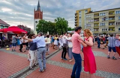 Potańcówka na bytomskim rynku