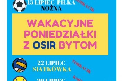 Wakacyjne poniedziałki ze sportem