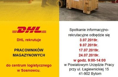 Chcesz pracować w DHL? Przyjdź na spotkanie