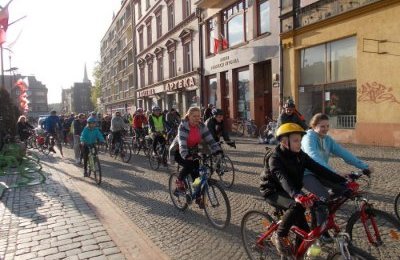 Masa Krytyczna po trasie Tour de Pologne w Bytomiu