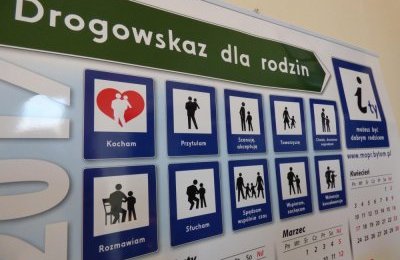 Drogowskaz dla rodzin. Kieruj się...XD