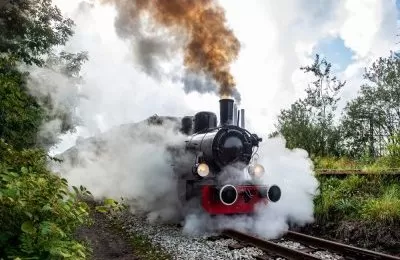 Parowóz na torach!