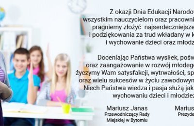Życzenia z okazji Dnia Edukacji Narodowej
