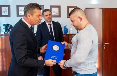 Mistrz świata w kulturystyce z wizytą u prezyden