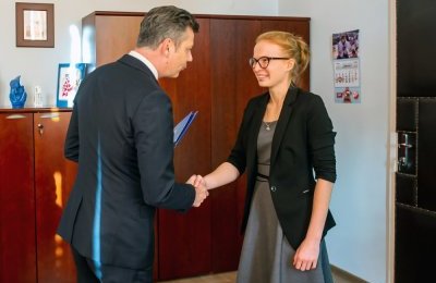 Bytomscy karatecy odebrali gratulacje od prezydent