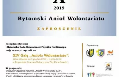 Bytomski Anioł Wolontariatu 2019 - Gala 5 grudnia