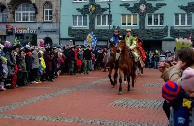 Trzej Mędrcy na bytomskim Rynku