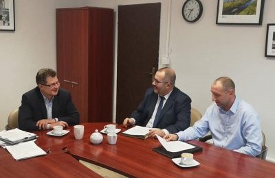 Rozmawiali o współpracy z Departamentem Ochrony