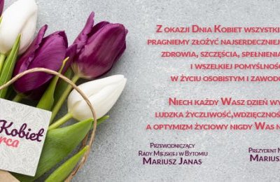 Życzenia z okazji Dnia Kobiet