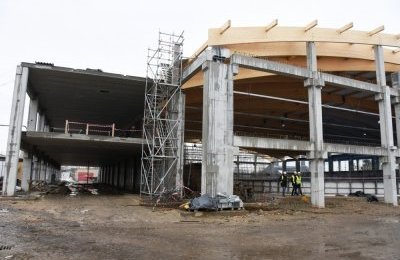 Budowa hali lodowiska - wiadomości z placu budowy