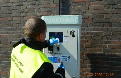 Dezynfekcja parkomatów ŚKUP