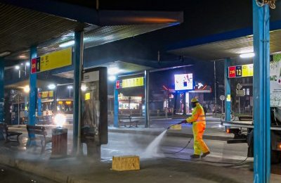 Rozpoczęła się dezynfekcja przystanków komunik