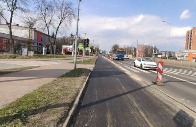 Trwają remonty nawierzchni na drogach krajowych,