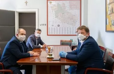 Prezydent spotkał się z dyrektorem GCR "Repty"