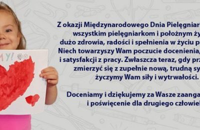 Życzenia z okazji Międzynarodowego Dnia Pielęgn