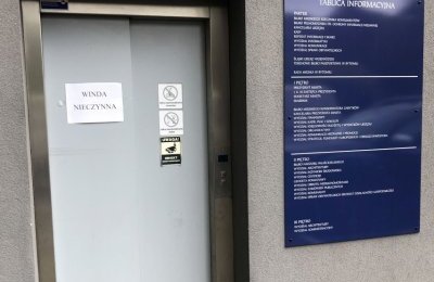 Awaria windy w Urzędzie Miejskim