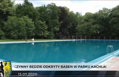 Kąpielisko w Parku otwarte od soboty 18.07