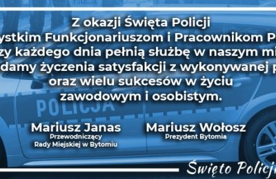 Życzenia z okazji Święta Policji