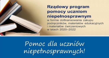 Rządowe wsparcie dla niepełnosprawnych uczniów