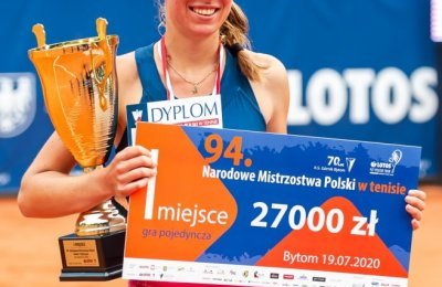 Świetna gra Magdaleny Fręch w turnieju WTA w Pra