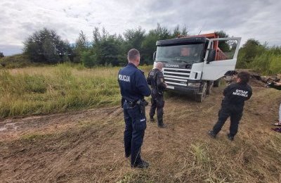 Zrzucił odpady - będzie kara