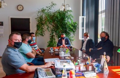 Władze hokejowe z wizytą w Bytomiu