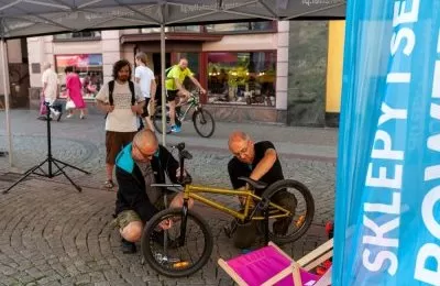 Serwisowali rowery z okazji Europejskiego Tygodnia