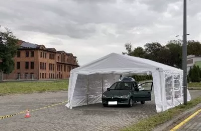 W Bytomiu - Rozbarku ruszył punkt pobrań wymazó