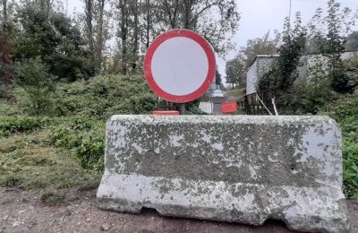 Zamknięcie mostku nad Bytomką