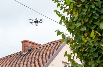Dronem nad kominami