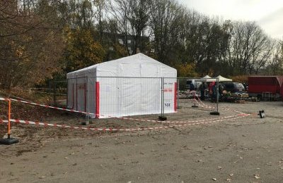 Nieczynny punt drive- thru w Szombierkach