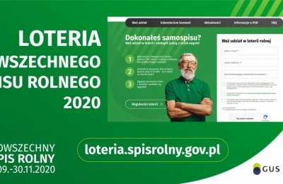 Powszechny Spis Rolny - weź udział w loterii