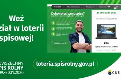 Powszechny Spis Rolny - weź udział w loterii