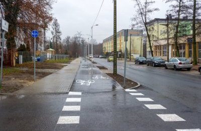 Awaria kabla linii napowietrznej na ul. Narutowicz